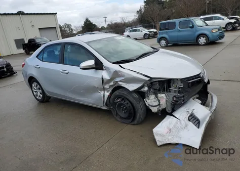 2015 Toyota Corolla L from USA, damaged, VIN 2T1BURHE9FC333989